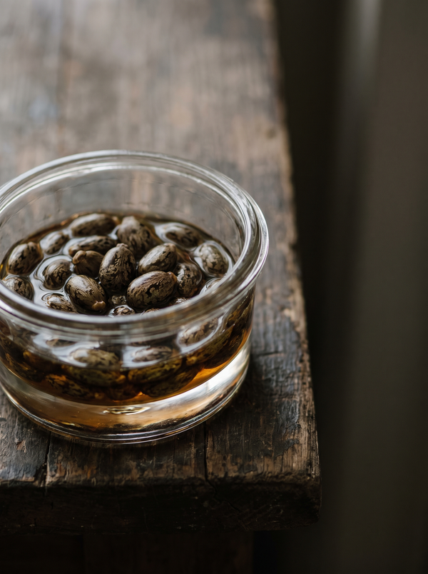 Graines de ricin — ingrédient de l'Huile Végétale de Ricin NADA — vue complémentaire