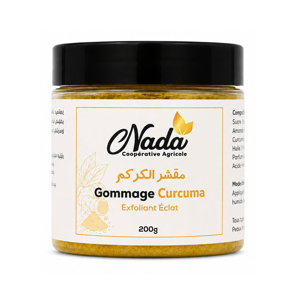 Gommage Curcuma NADA 200 g – exfoliant corps