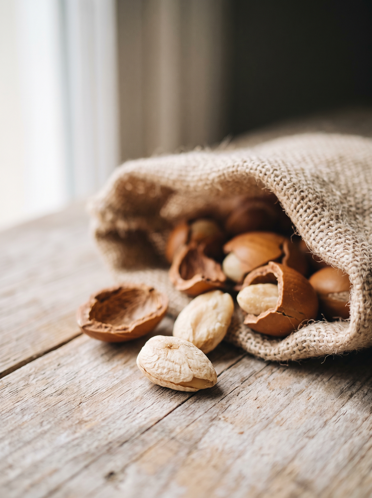 Noix et amandons d'argan — ingrédient de l'Huile d'Argan Vierge NADA