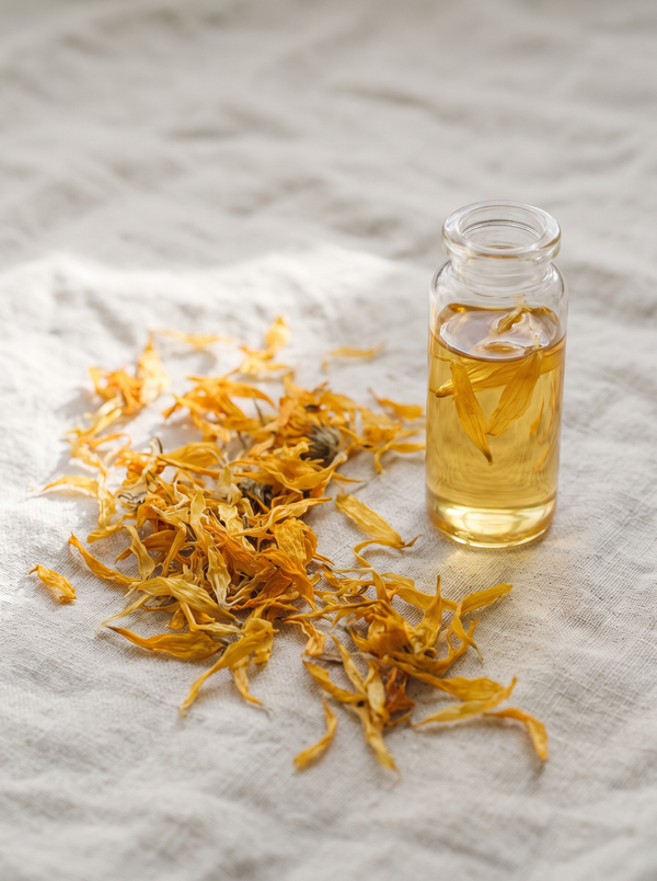 Calendula — ingrédient de l'Huile de Calendula NADA — vue complémentaire
