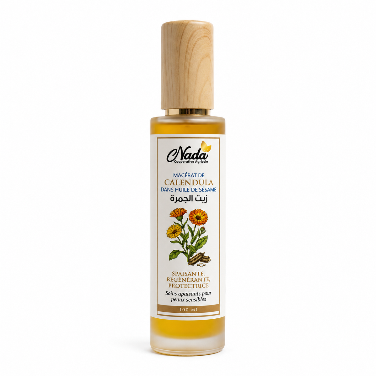 Huile de Calendula NADA – macérât huileux pour le soin de la peau