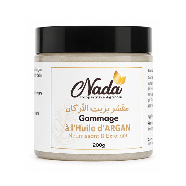 Gommage à l’Huile d’Argan NADA 200 g – exfoliant corps