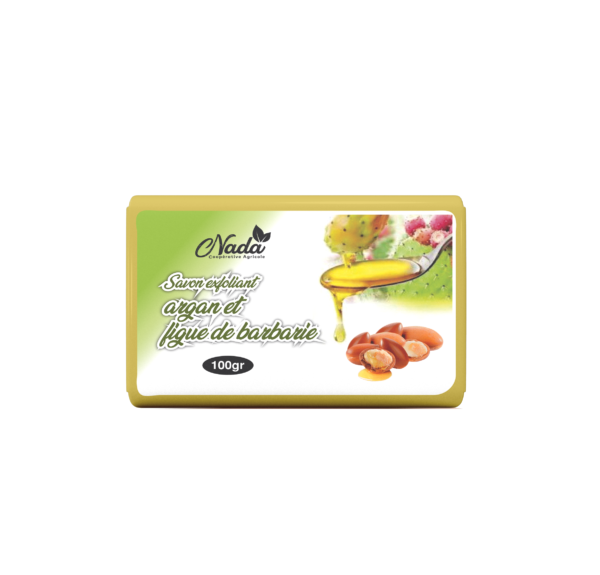 SAVON EXFOLIANT ARGAN ET DE FIGUE DE BARBARIE  100gr