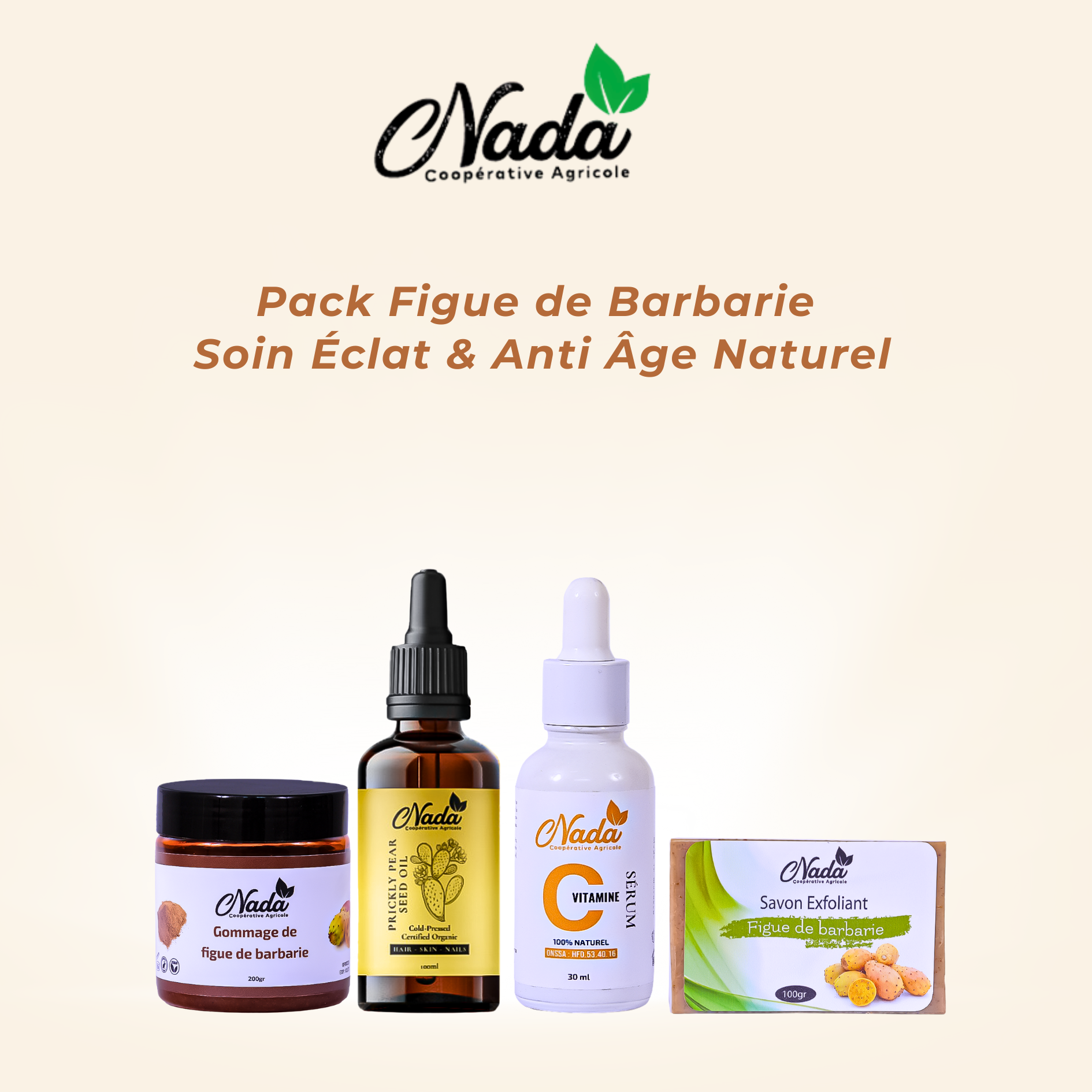 Pack Figue de Barbarie – Soin Éclat & Anti-Âge Naturel